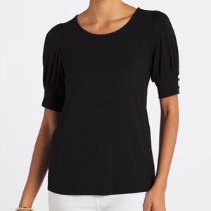 Pink Clover Raquelle Short Sleeve Knit Top